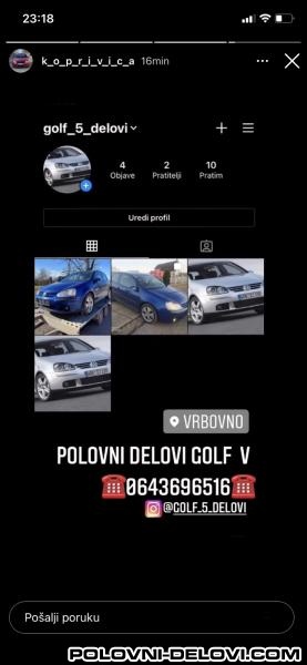 Volkswagen  Golf 5  Menjac I Delovi Menjaca