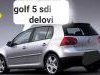 Volkswagen  Golf 5 Sdi Kompletan Auto U Delovima